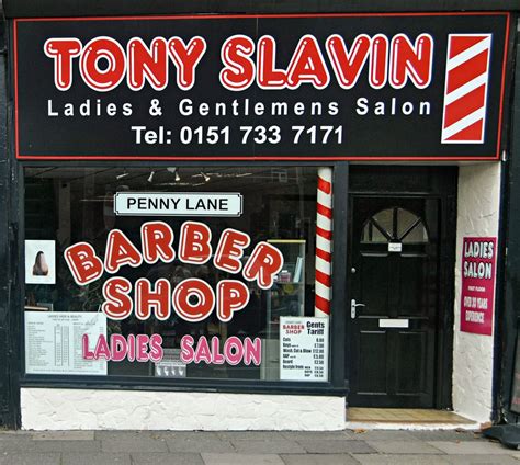 Penny Lane Barber Shop 11 Smithdown Place Wavertree Liverpool England Tony Slavin Is The