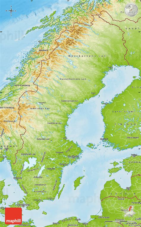 sweden map labeled map of sweden with states cities capital