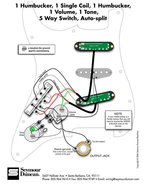 Wiring Diagram Seymour Duncan