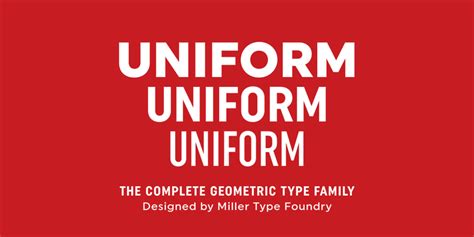 Uniform All Free Fonts