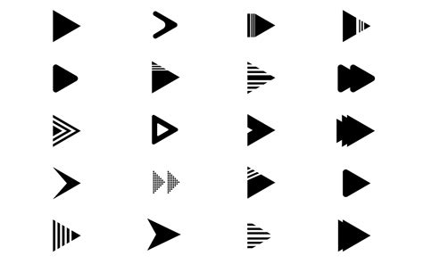 Collection Set Arrow Icon Different Modern Simple Arrows For Websites