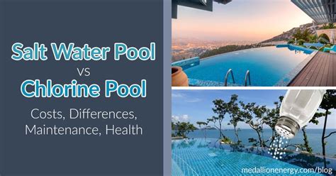 Salt Water Pool Vs Chlorine Pool Costs Differences Maintenance Health