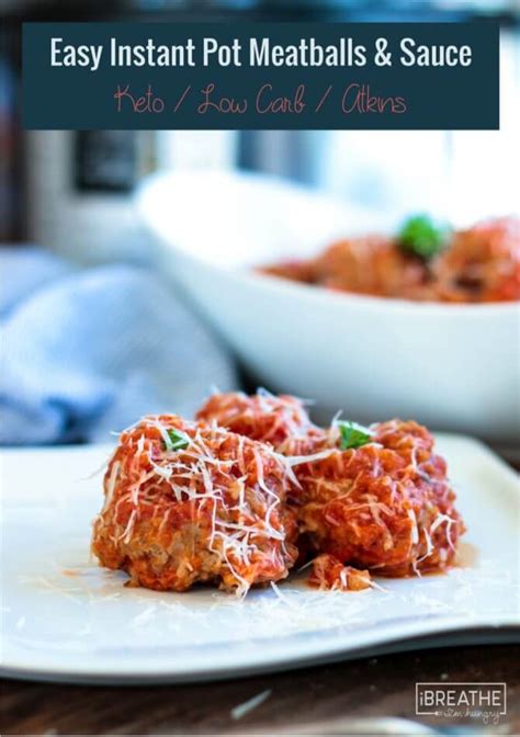 These are easy soup recipes that are quick to make. How to Make Meatballs in the Instant Pot - Low Carb | I Breathe I'm Hungry