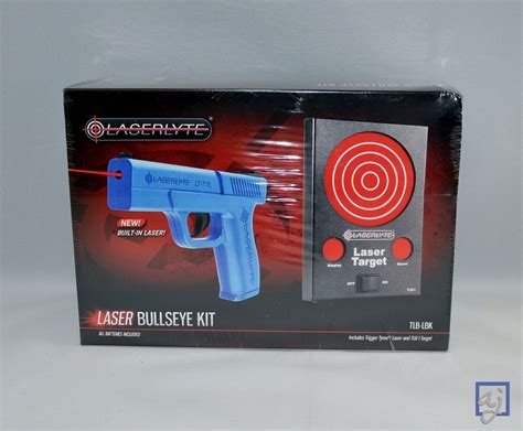 New Laserlyte Laser Bullseye Kit W Full Size Training Pistol And Target