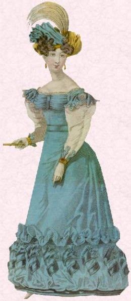 Fashion History Early 19th Century Regency And Romantic Styles For