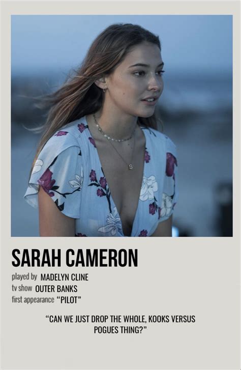 Sarah Cameron Outer Banks Outer Banks Nc Movie Character Posters