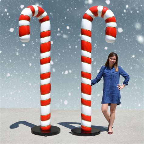 Outdoor Christmas Candy Canes Pic Shenanigan