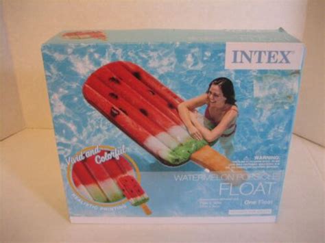 Intex Watermelon Popsicle Pool Float Toy Multi Color 75 X 30 Adults
