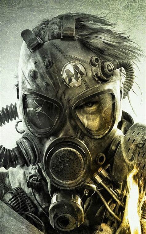 Anime Gas Mask Wallpaper 4k Gas Mask Wallpapers Wallpaper Cave