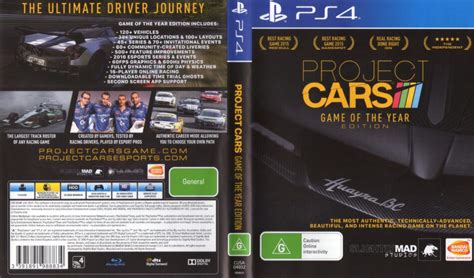 Project Cars Game Of The Year Edition 2016 Pal Ps4 Cover Dvdcovercom