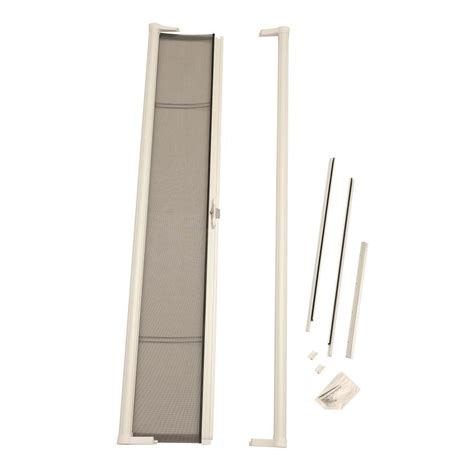 Odl White Aluminum Retractable Screen Door Common 36 In X 80 In