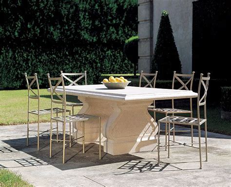Outdoor Stone Tables Chairs YARDWARE Outdoor Stone Outdoor