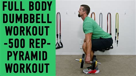 Full Body Dumbbell Workout Rep Pyramid Workout YouTube