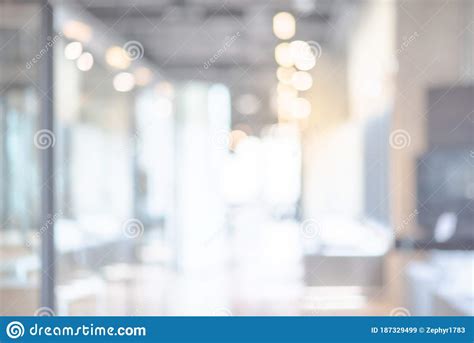 Abstract Blurred Office Interior Background Stock Image Image Of