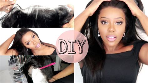 my first time making a lace front wig beginner friendly ft lavy hair youtube