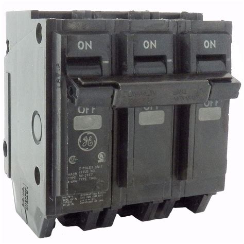 Ge 60 Amp 3 In 3 Pole Circuit Breaker Thql32060 The Home Depot