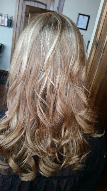 Lanza Honey Blonde And Platinum Highlights Long Hair Curls Hair