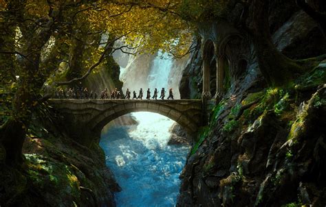 Wallpaper Forest Elves Dwarves Prisoner Squad Legolas The Hobbit
