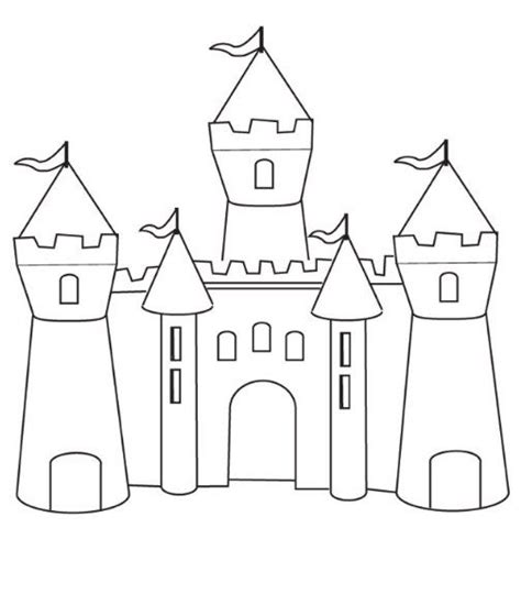 Gambar Mewarnai Istana