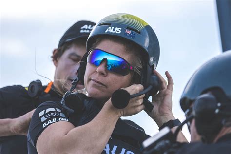 Usa sailgp team, great britain sailgp team, japan sailgp team, new zealand sailgp team and australia sailgp team in action on race day 2 at the italy sailgp, event 2, season 2 in taranto, italy. Australian SailGP Team drama in Taranto