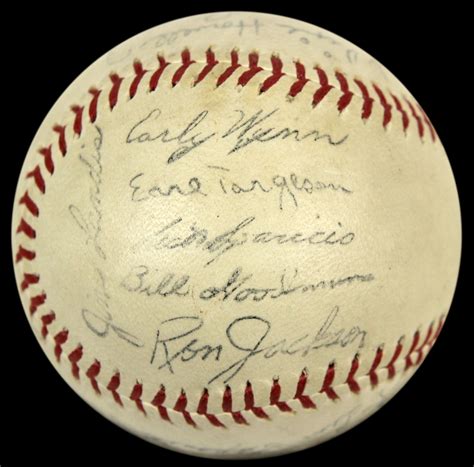 Lot Detail 1959 Circa Chicago White Sox Stamp Signed Baseball
