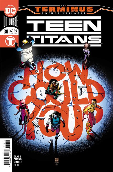 Page Preview And Covers Of Teen Titans 30 Comic