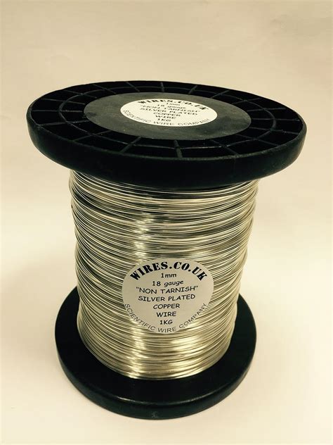 Silver Plated Copper Craft Wire 1kg 220meters Soft 080mm 20 Gauge