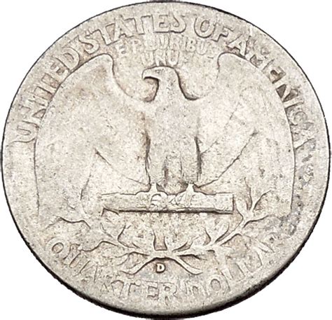 President George Washington 1943 Quarter Dollar United