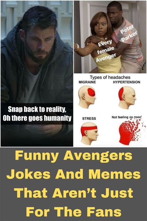 Funny Avengers Jokes And Memes That Arent Just For The Fans