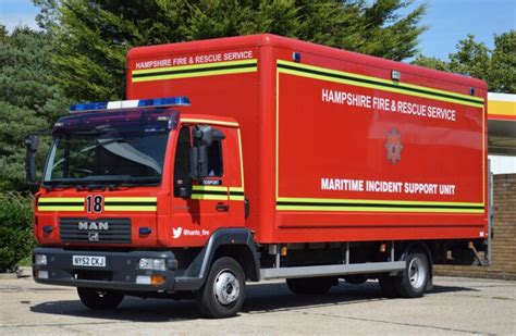 Appliances And Support Vehicles Hampshire And Isle Of Wight Fire