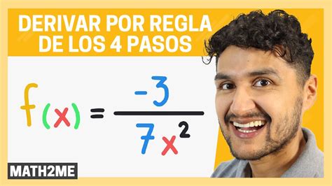 Derivar Por Regla De Los 4 Pasos Fracción Algebraica Ejercicio 2