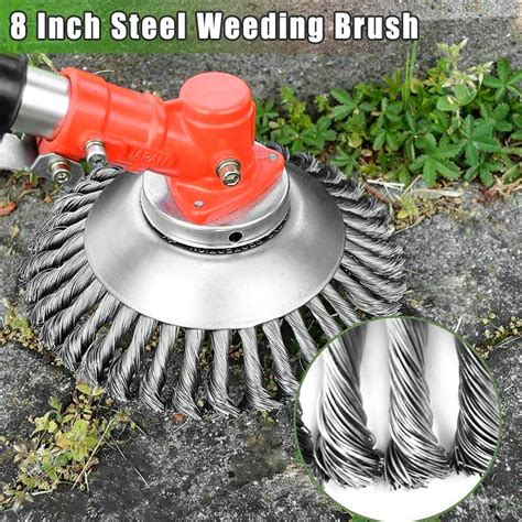 Weeders Tools Steel Wire Weed Brush Lawn Mower Grass Trimmer Wire Wheel