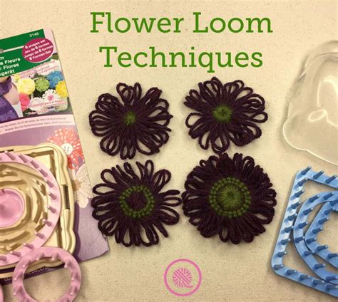 Flower Loom Techniques Hana Ami Flower Loom Goodknit Kisses