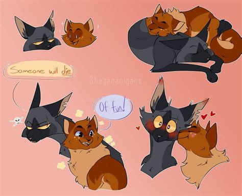 Bc Im In Lesbians With You By Shegananigans On Deviantart Warrior Cat Drawings Warrior
