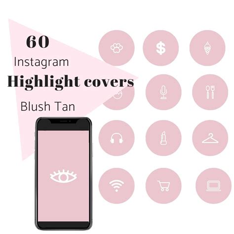 stationery paper nude pink icons instagram highlights pastel instagram story highlight nude