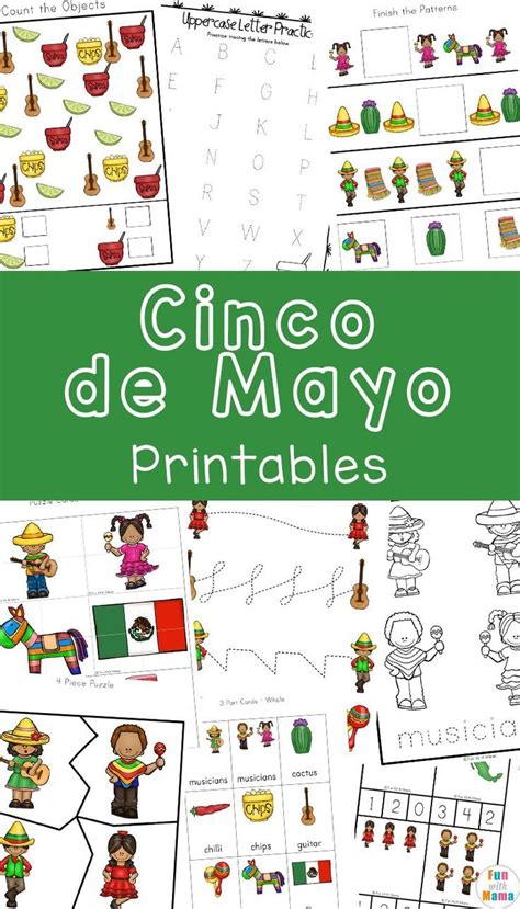 Cinco De Mayo Printable Pack Fun With Mama Free Kindergarten