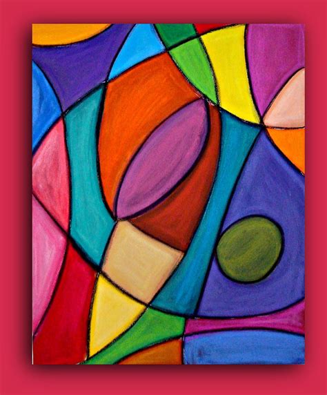 Bright Colorful Rainbow Original Abstract Painting Large Wall Art Fine
