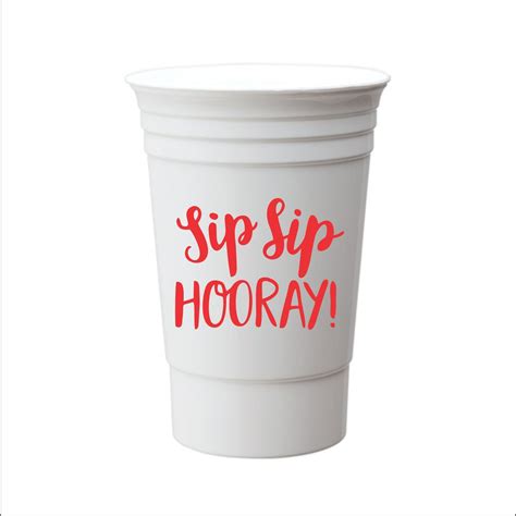 Personalized Wedding Cups Plastic Double Walled Solo Cup Stadium Cups Custom Imprint Party