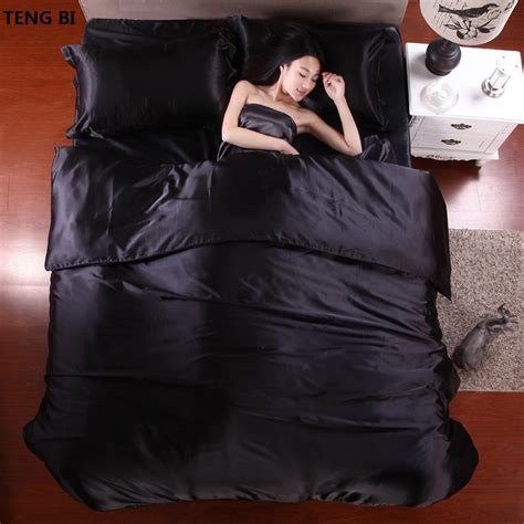 Pure Satin Silk Bedding Sethome Textile King Size Bed Etsy