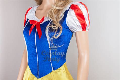 Sexy Snow White Princess Dress Costume Outfit For Cosplayhalloween