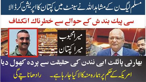 Pmln Mushhid Ullah Khan Sensational Speech In National Assembly 17