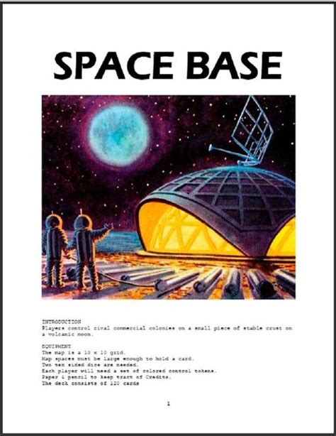 Space Base Board Game Boardgamegeek