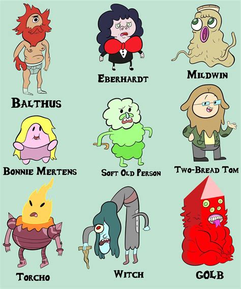 Adventure Time Characters Adventure Characters Deviantart Few