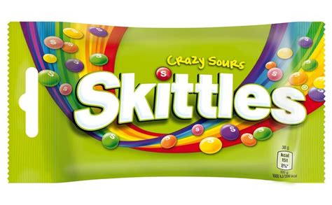 Skittles Crazy Sours Candy Bag 38g 134oz Ebay