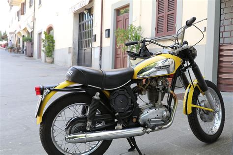 Oldmotodude 1972 Ducati 450 Scrambler Spotted In Castiglion Fiorentino