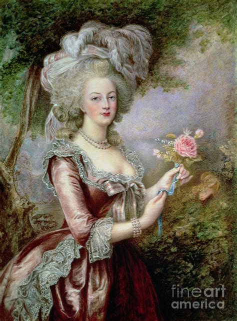 Marie Antoinette After Vigee Lebrun Painting By Louise Campbell Clay