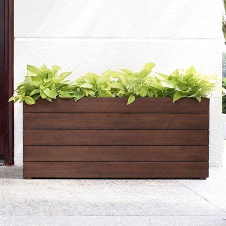 Garden planters (5,928) hanging planters (2,025) plant & flower stands (838) planter boxes (431) planters accessories (2,559) raised garden beds (152) window boxes. Belham Living Winfield Rectangle Planter - 39W x 17D x 17H ...