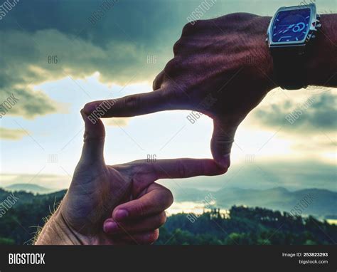 Hands Framing View Image And Photo Free Trial Bigstock