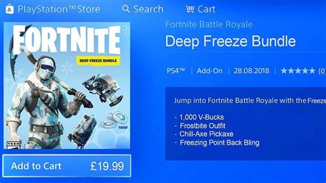 Fortnite Deep Freeze Bundle Unboxing Ps4 Xbox One Switch Battle