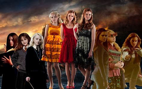 Ginny Weasley Hermione Granger Luna Lovegood Accio Harry Potter